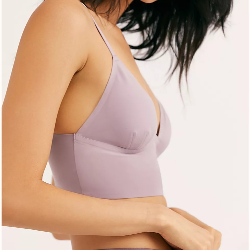 NWT Free People Sage Longline Bralette S Lilac